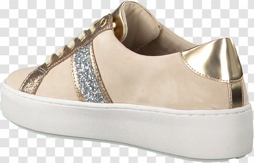 Sneakers Shoe Beige White Color - Textile - Article Lace Stripe Transparent PNG