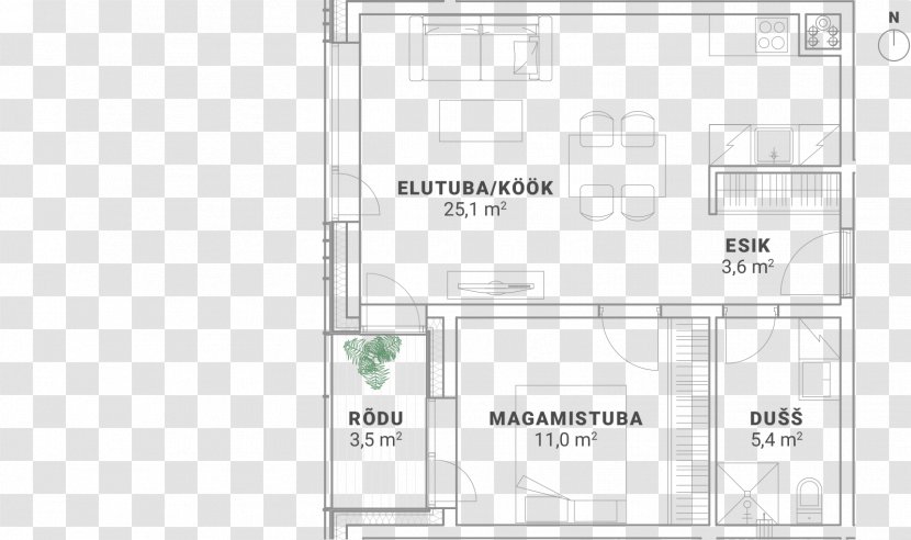 Floor Plan Product Design Line - Real Estate Balcony Transparent PNG