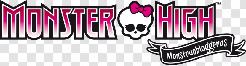 Monster High Frankie Stein Ghoul Doll Barbie - Pink - Logo Transparent PNG