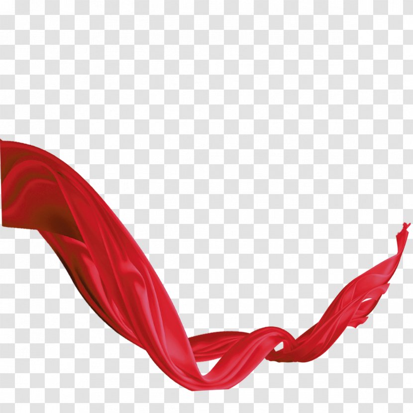 Red Ribbon - Vecteur Transparent PNG