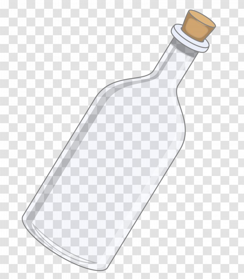 Bottle Drawing Cartoon - Glass - Transparent Drift Transparent PNG