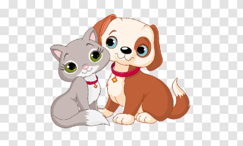 Dog–cat Relationship Puppy Kitten - Catdog - Cute Cat And Dog Transparent PNG