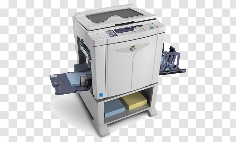Paper Risograph Digital Duplicator Printer Printing Transparent PNG