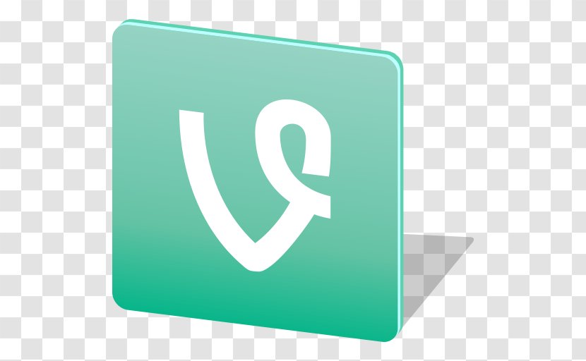 Logo Social Media Vine Symbol - Green Transparent PNG