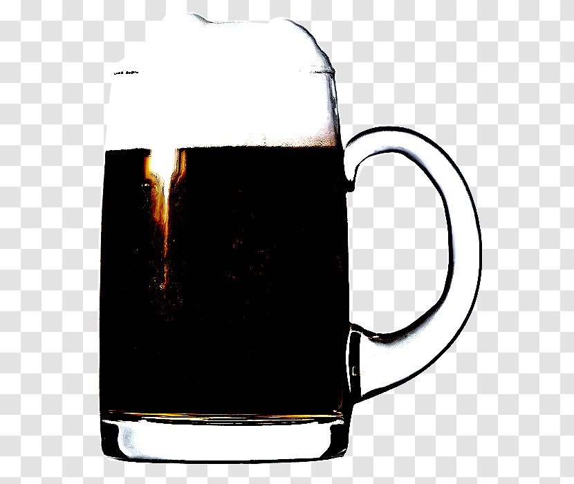 Drinkware Drink Mug Pint Glass Black - Beer - Tableware Barware Transparent PNG