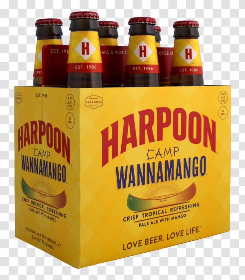 Seasonal Beer Harpoon Brewery IPA Bottle Transparent PNG