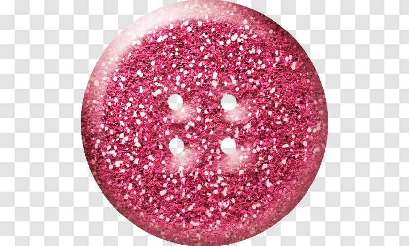 Glitter Pink M Circle Lip Transparent PNG