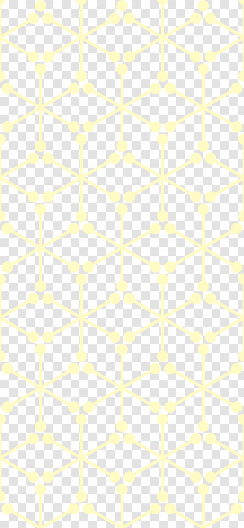 Symmetry Yellow Area Angle Pattern - Rectangle - Hexagonal Snowflake Cloth Transparent PNG