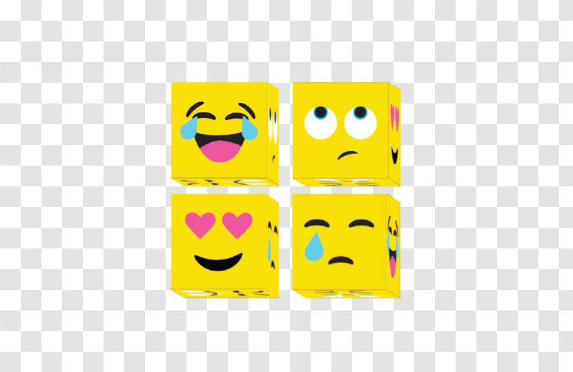 Emoji Smiley Cube Emoticon Paper Transparent PNG