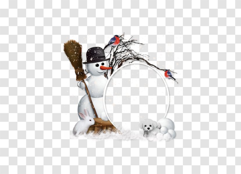 Snowman Christmas Clip Art - Flightless Bird - Creative Frame Transparent PNG