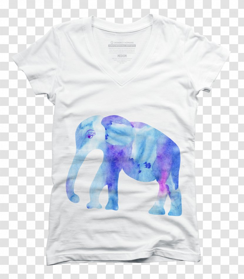 T-shirt Watercolor Painting Blue Transparent PNG
