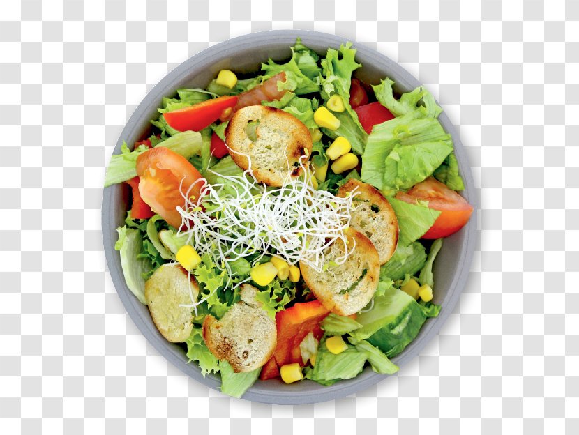 Caesar Salad Fattoush Vegetarian Cuisine Leaf Vegetable Recipe - Food - Garden Transparent PNG