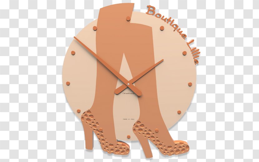 Court Shoe Industrial Design Clock - Pink - Oranje Transparent PNG