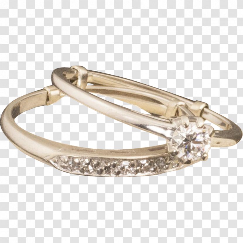 Wedding Ring Engagement Diamond Carat - Silver Transparent PNG