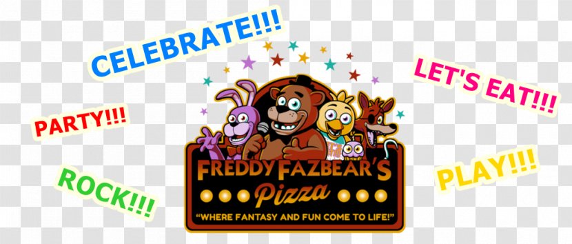 Freddy Fazbear's Pizzeria Simulator Pizza Five Nights At Freddy's 2 Restaurant Logo - Animatronics Transparent PNG