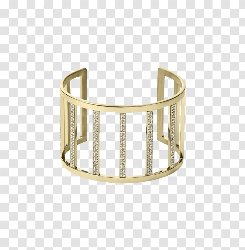 Michael Kors MKJ3761 Gold Tone Crystal Pave Open Cuff Bracelet Adult Jewellery - Metal - Bracelets Transparent PNG