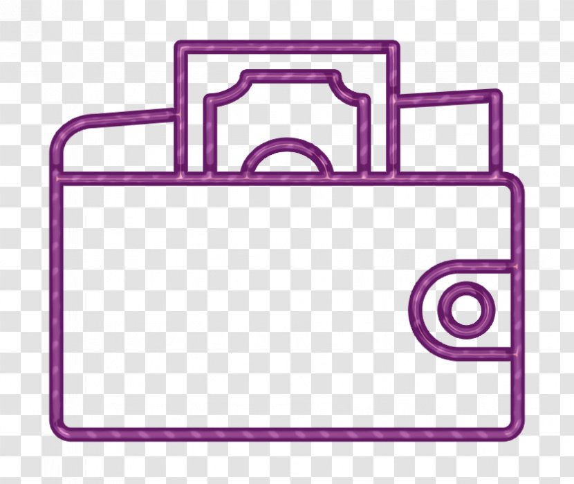 Balance Icon Cash Finance - Purple - Rectangle Transparent PNG