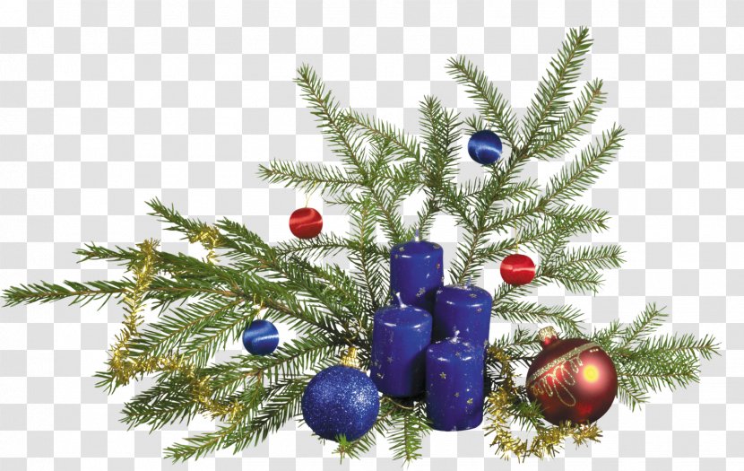 Christmas Tree Ornament Snegurochka Ded Moroz Wafer - Conifer Transparent PNG