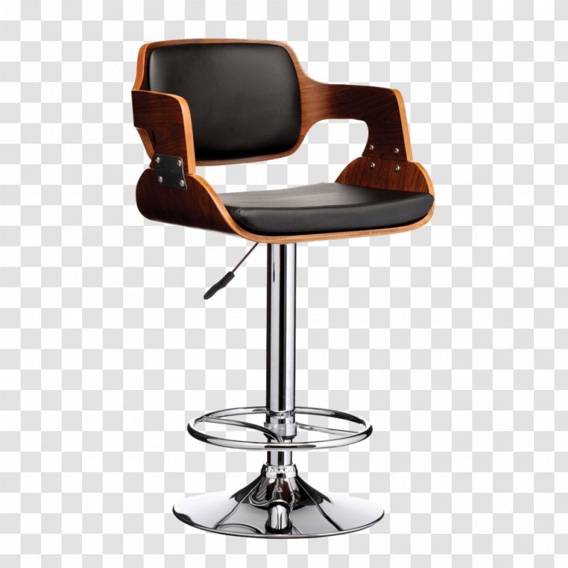 Table Bar Stool Chair - Armrest - Genuine Leather Stools Transparent PNG