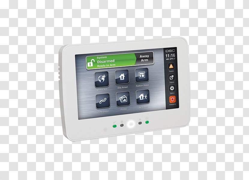 Security Alarms & Systems Keypad Touchscreen Home Sensor - Digital Transparent PNG