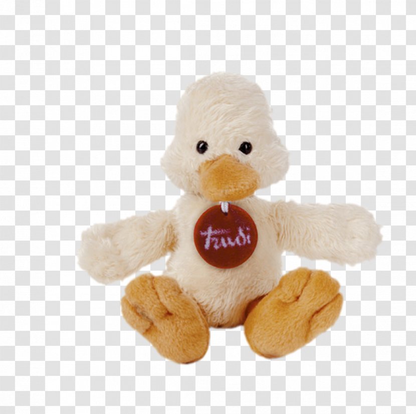 Duck Stuffed Toy Plush Trudi - Water Bird Transparent PNG