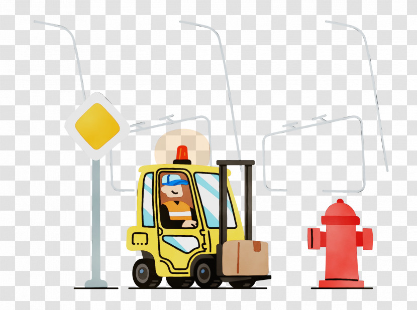 Cartoon Drawing Avatar Yellow Icon Transparent PNG