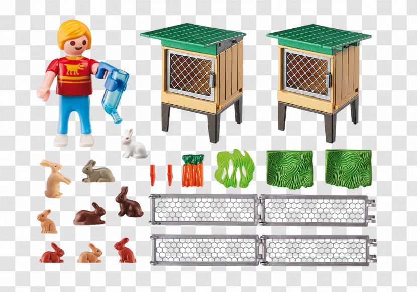 Playmobil 6140 Rabbit Pen With Hutch Toy - Pet - 4492 Chicken CoopRabbit Pens Transparent PNG