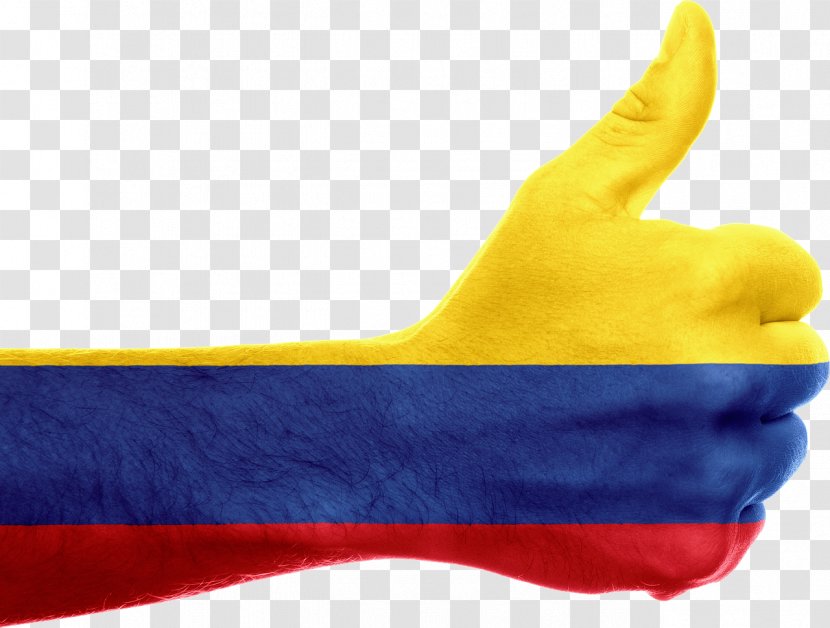 Flag Of Colombia Colombian Declaration Independence - Yellow - Banderas Transparent PNG