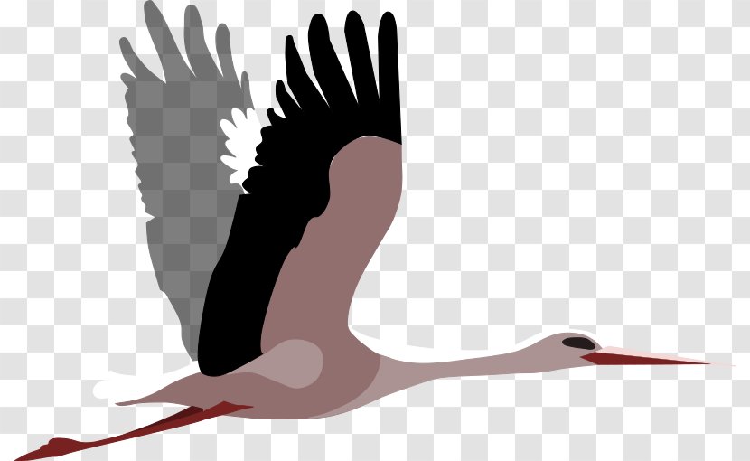 White Stork Clip Art Openclipart Vector Graphics Windows Metafile - Cartoon - Love Transparent PNG
