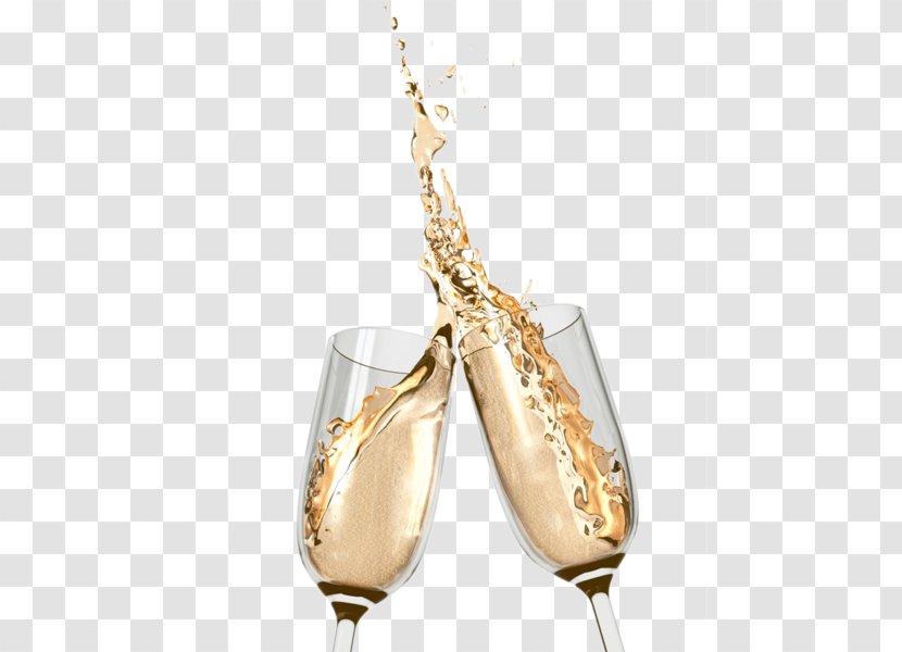 Sparkling Wine Champagne Glass White - Drink Transparent PNG