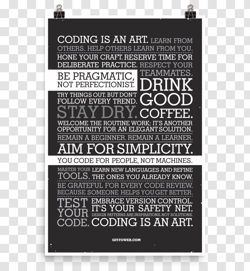 Software Developer Agile Development Computer Engineering - Manifesto - Social Poster Mockup Transparent PNG