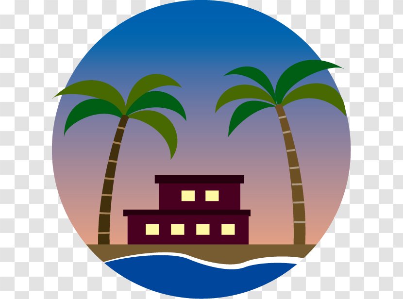 Clip Art Resort Hotel Vector Graphics - Palm Trees - Tree Transparent PNG