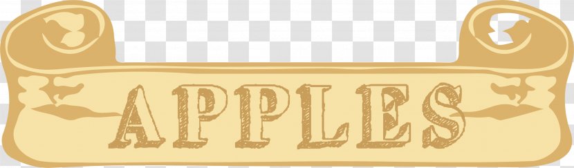 Apple Download - Brand - Yellow Simple Apples Banner Transparent PNG