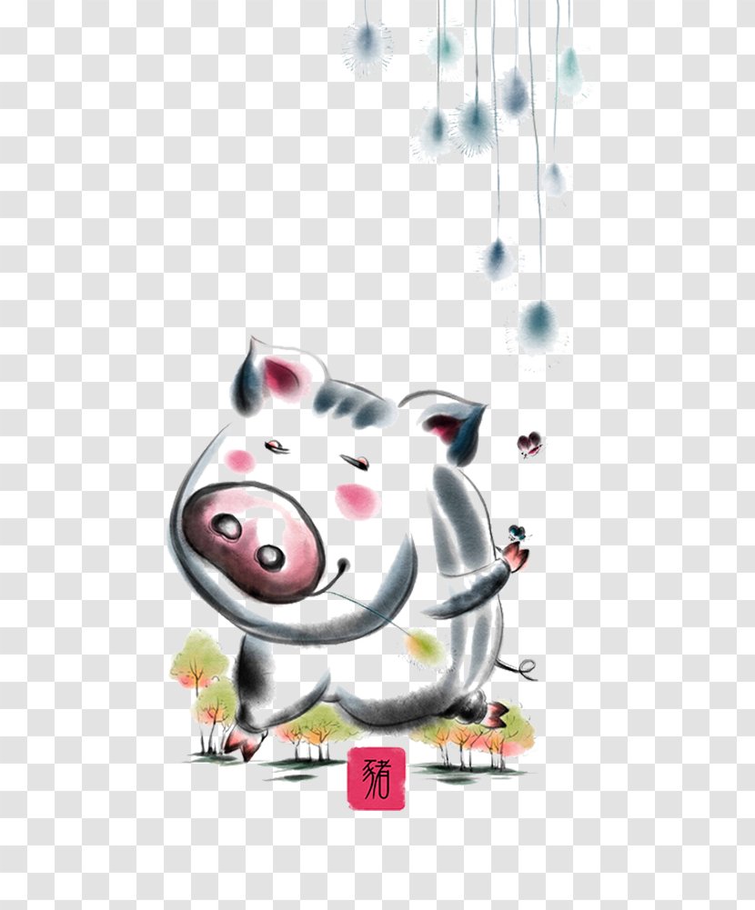 Pig Chinese Zodiac - Animal - The Transparent PNG