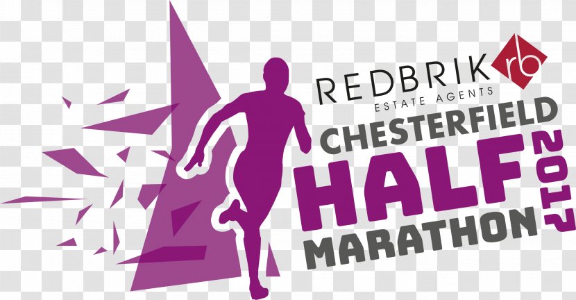 Redbrik Running Half Marathon Brand - Magenta Transparent PNG