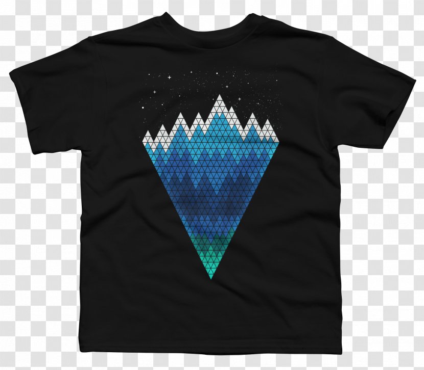 T-shirt Sleeve Outerwear Clothing - Turquoise - Iceberg Transparent PNG