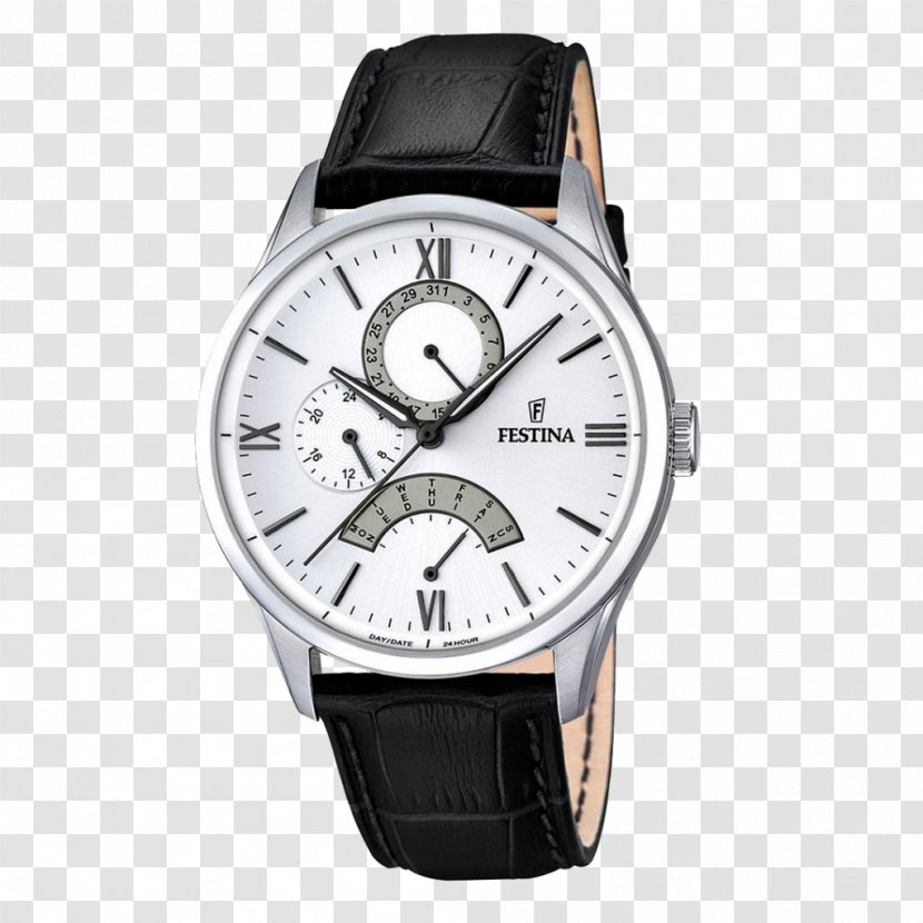 Watch Festina Strap Leather Chronograph - Retro Watches Transparent PNG
