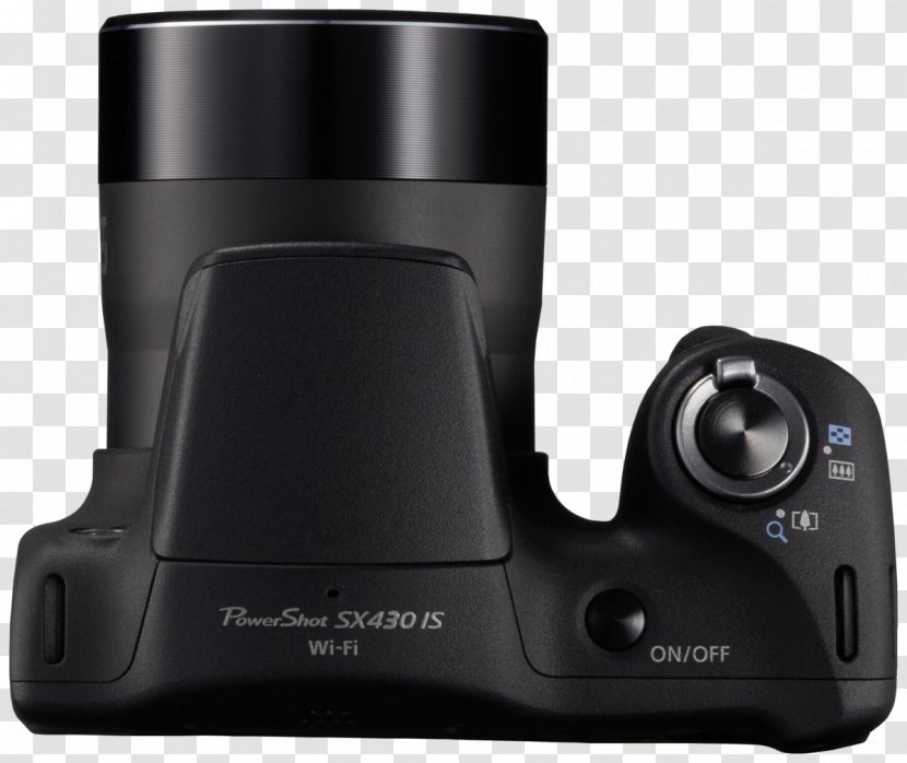Point-and-shoot Camera Canon PowerShot SX430 IS Zoom Lens - Video Transparent PNG