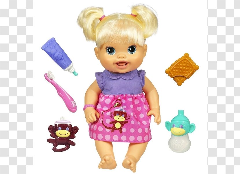 Baby Alive Baby's New Teeth Doll Infant - Stuffed Toy - Bouncin' BabblesDoll Transparent PNG