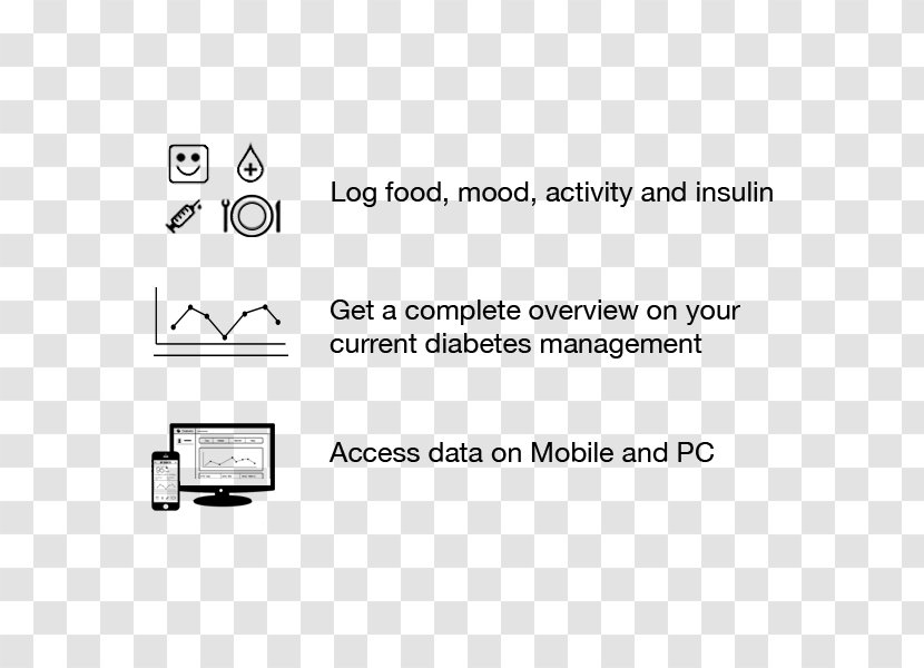 Document White Logo Technology - Multimedia - Diabetes Management Transparent PNG