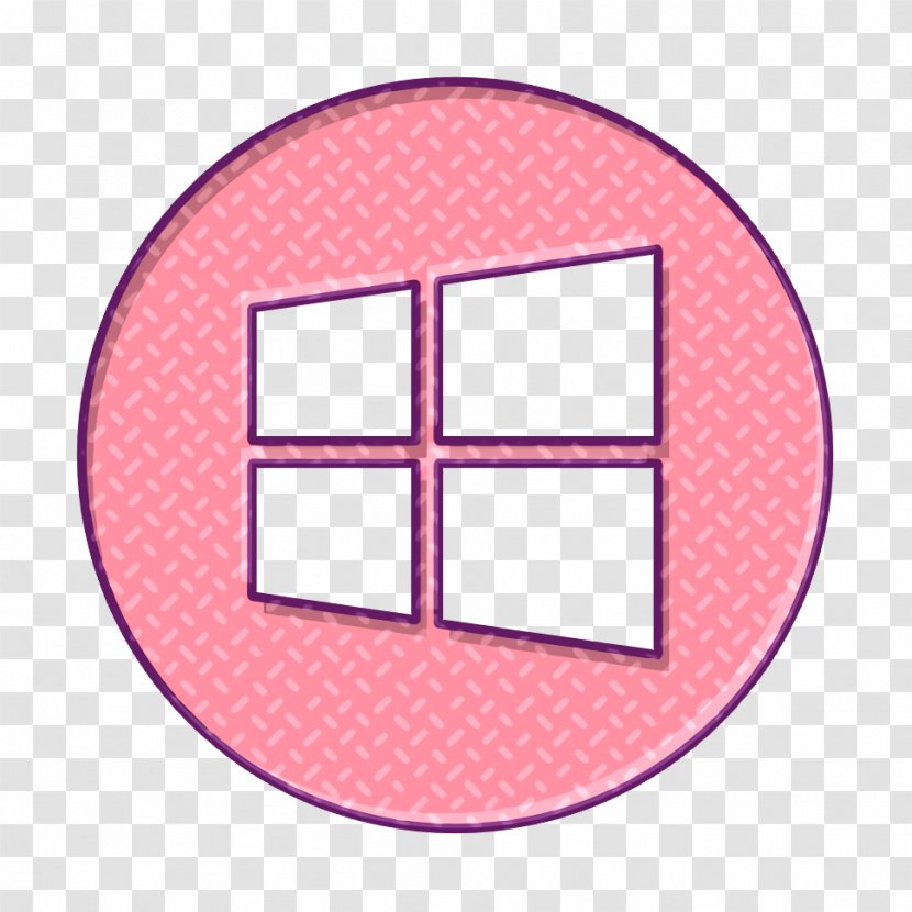 Logo Icon Windows - Peach Rectangle Transparent PNG
