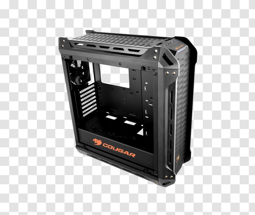 Computer Cases & Housings ATX Gaming Drive Bay Personal - Atx - Transparent Cougar Transparent PNG