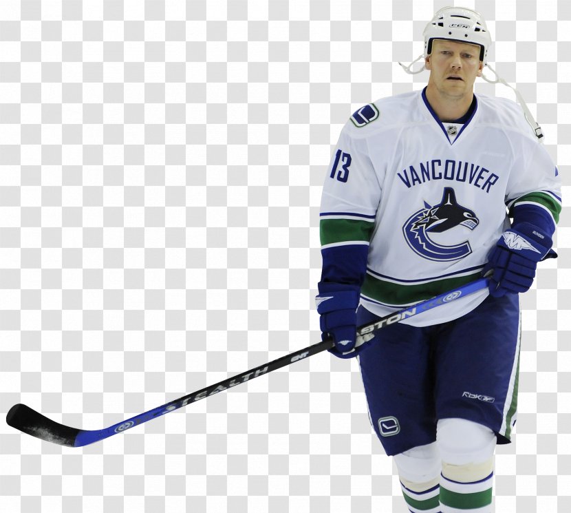 Vancouver Canucks College Ice Hockey Defenseman Bandy - Protective Gear In Sports Transparent PNG