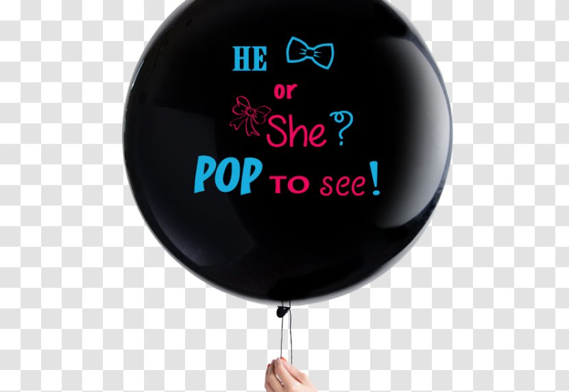Balloon Gender Reveal Confetti Baby Shower Party - Necktie Transparent PNG