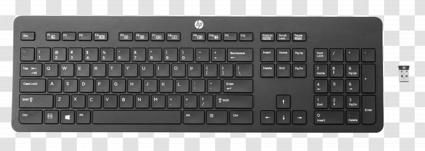 Computer Keyboard Mouse Laptop Hewlett-Packard Wireless - Input Device Transparent PNG