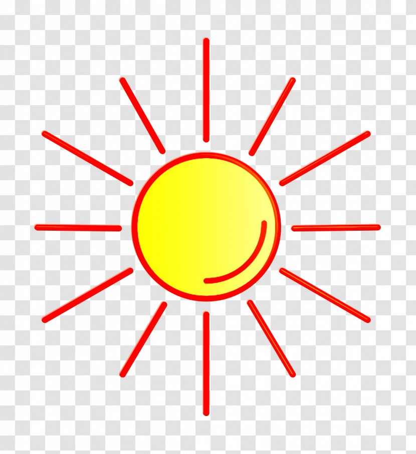 Hot Icon Sun Sunny - Diagram Symbol Transparent PNG