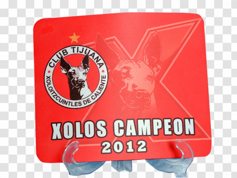 Club Tijuana Mexican Hairless Dog Fantasia Brand - Mouse Pad Transparent PNG