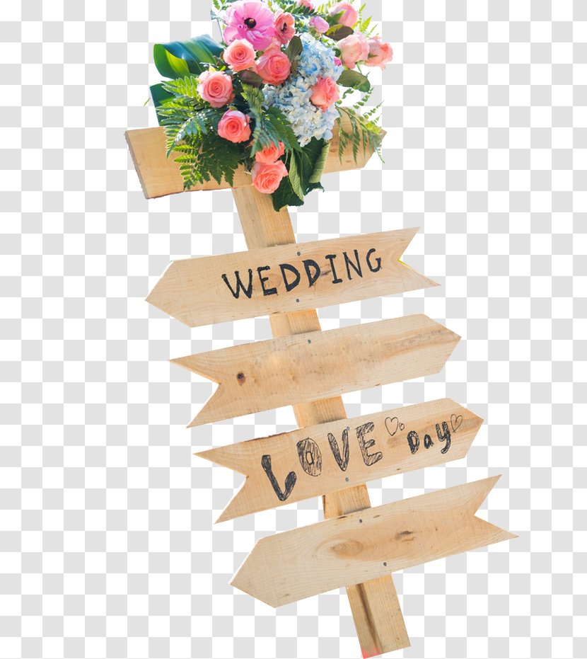 Wedding Planner Reception - Wood - Element Transparent PNG