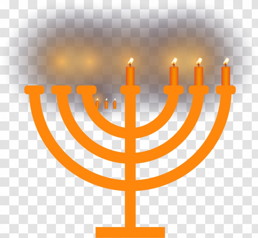 Menorah Hanukkah Candle Clip Art - Twisted Candlelight Transparent PNG