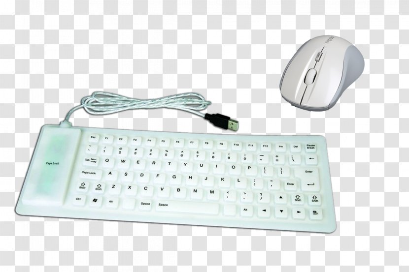 Computer Keyboard Numeric Keypad Mouse Space Bar - White Transparent PNG